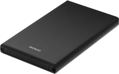 DELTACO eksternt kabinet til 1x2,5" SATA-harddisk, SATA 6Gb/s,