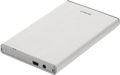 DELTACO eksternt kabinet til 1x2,5" SATA-harddisk, SATA 6Gb/s,