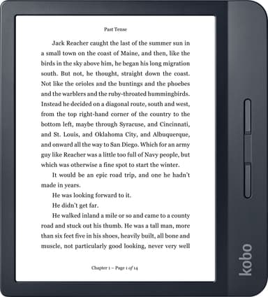 Kobo Libra H20 ebogslæser (sort)