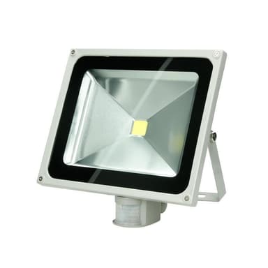 ECD Germany 7 x 50W LED projektør | med bevægelse | 2840 lumen | 6000K Cool White | IP65 | Floodlight Udvendig projektor væg spotlight Baustrahler