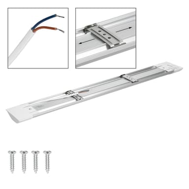 LED-lampe kontor bordlampe loftslampe panel lampe Armatur køle hvid 150m