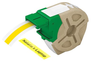Leitz labelpatron i plastik 12mm/10m Gul