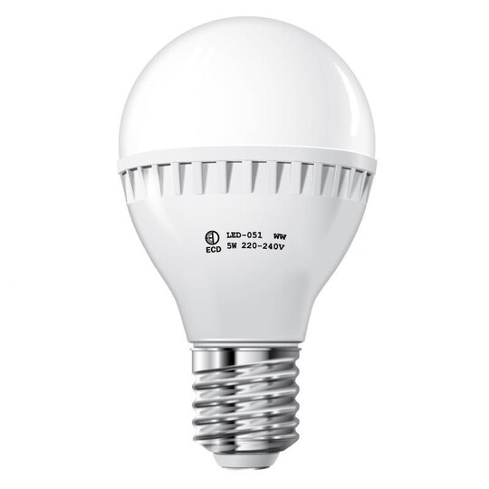 Konserveringsmiddel ganske enkelt Fem ECD Germany 30-pakke E27 LED-pære 5W - erstatter 25W glødelampe - kold hvid  | Elgiganten