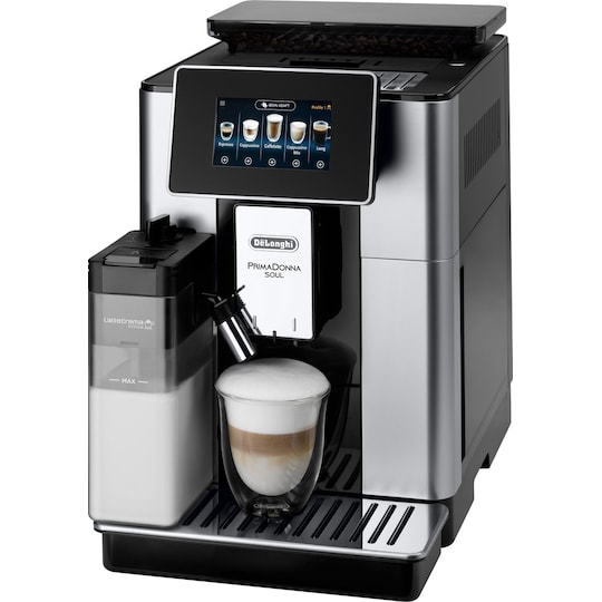 kom over fuldstændig Endeløs Delonghi PrimaDonna Soul ECAM610.55.SB fuldautomatiske kaffemaskine |  Elgiganten