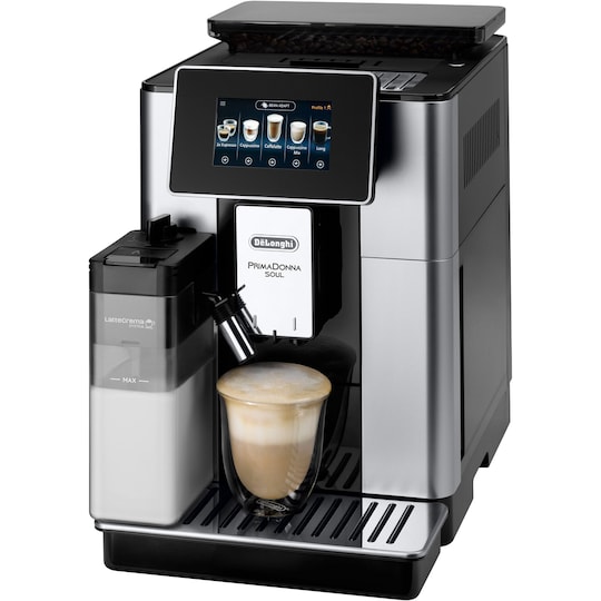 Delonghi PrimaDonna Soul ECAM610.55.SB fuldautomatiske kaffemaskine