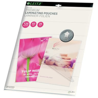 Leitz UDT A3 lamineringsfolie 125 µm (25 ark)