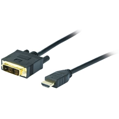 Pasture Rundt og rundt fisk og skaldyr Logik DVI til HDMI kabel (1.8 m) | Elgiganten