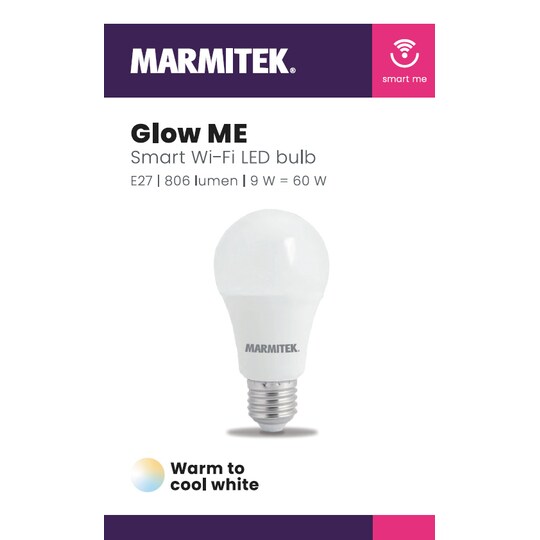 Marmitek GlowME LED pære E27 8504