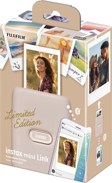 Fujifilm Instax Mini Link smartphoneprinter (beige gold)
