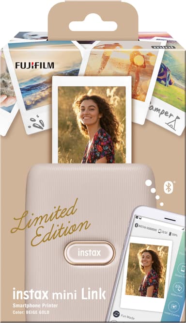 Fujifilm Instax Mini Link smartphoneprinter (beige gold)