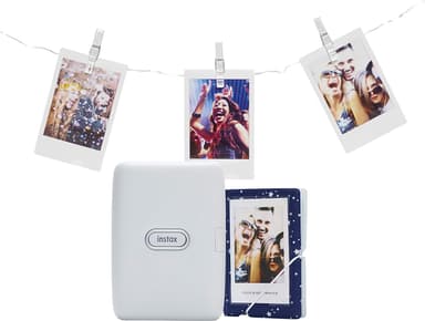 Fujifilm Instax Mini Link smartphoneprinterpakke (ash white)