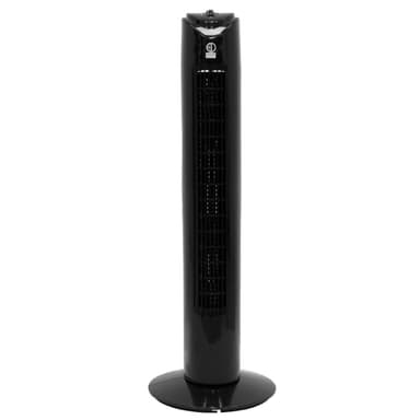 Standventilator kolonner fan tårn ventilator blæser 45W 81 cm Sort