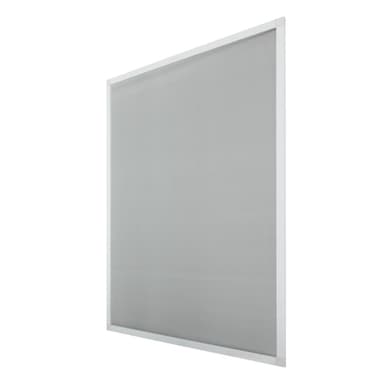 ECD Germany 3 pak skærmen dør med aluminiumsramme - 120x140 cm - Hvid -