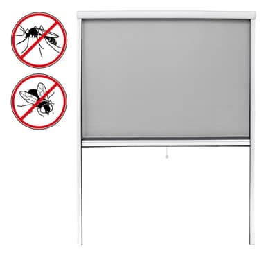 Myggenet insekt skærm rullegardin myggespray beskyttende 130x160 cm