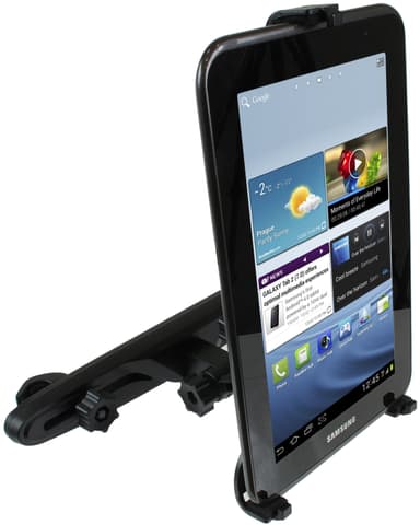 Kit universel tablet-holder til nakkestøtte – sort