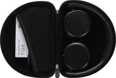 BuddyPhones POP trådløse on-ear høretelefoner (sort)
