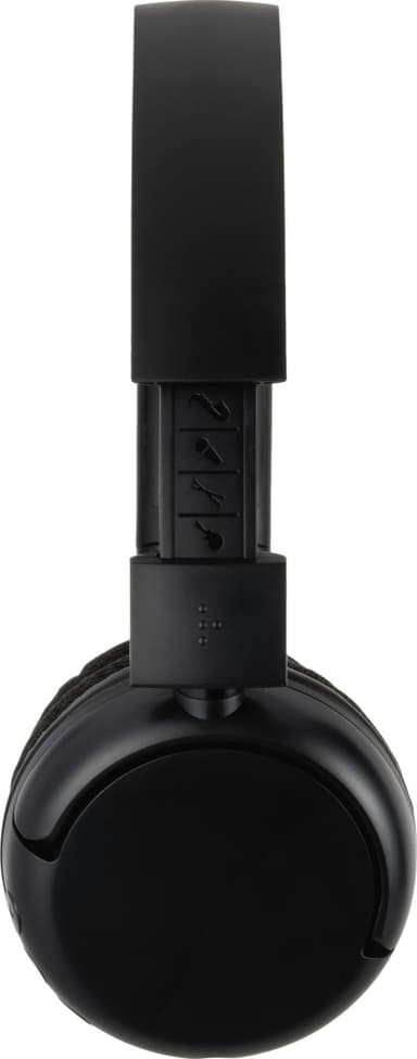 BuddyPhones POP trådløse on-ear høretelefoner (sort)
