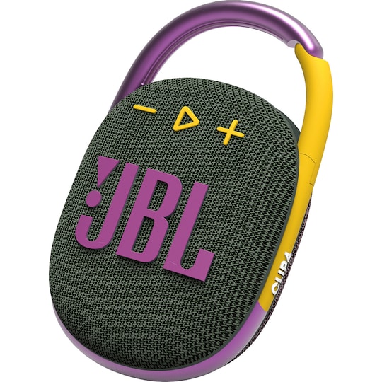 JBL Clip 4 trådløs bærbar højttaler (grøn)