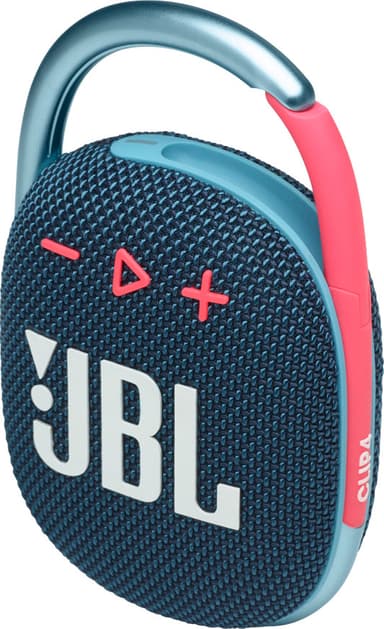 JBL Clip 4 trådløs bærbar højttaler (blå/pink)