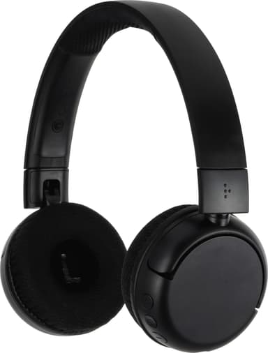 BuddyPhones POP trådløse on-ear høretelefoner (sort)