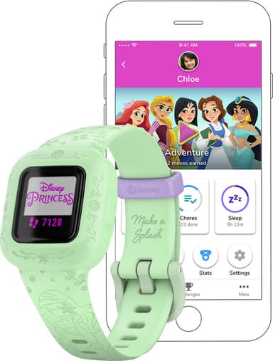 Garmin Vivofit Jr. 3 aktivitetsmåler til børn (Disney, The Little Mermaid)