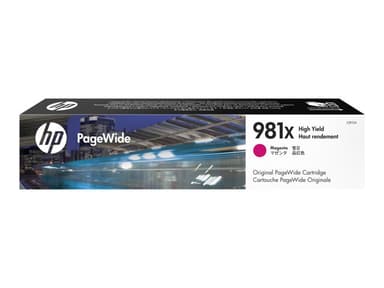 HP blækpatron 981X High Yield Original PageWide Magenta