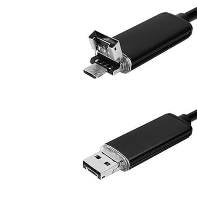 Inspektionskamera MicroUSB & USB med 6 LED