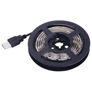TV LED Lyskæde 14.4W 60 LED SMD 5050 USB - Hvidt Lys