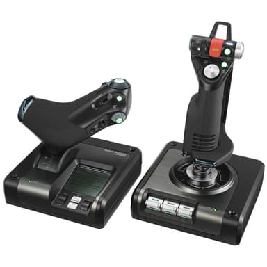 Logitech G Saitek X52 Pro kontrolsystem til flyvning