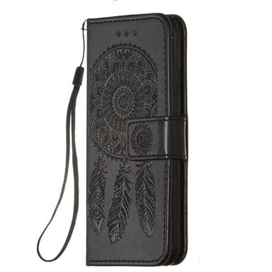 Dream Catcher Tegnebogsfoderal med stativ iPhone SE 2020 / 8 / 7, Sort
