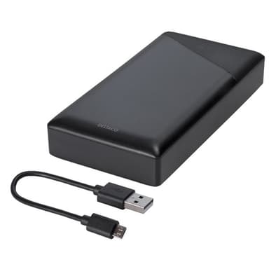 Deltaco Powerbank USB-A + USB-C PD 20000mAh