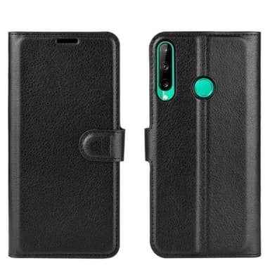 Tegnebogsfoderal med stativ Huawei P40 Lite E / Y7P, Sort