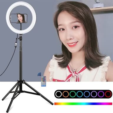 PULUZ RGB/W LED Ring med Stativ