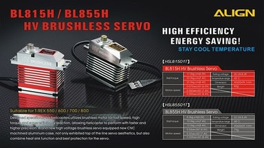 Align BL815H HV BL servo 22 kg / 0.06s | Elgiganten