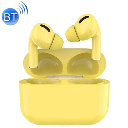 Macaron Trådløse in-ear Høretelefoner med ladebox &  5.0 Bluetooth - Gule
