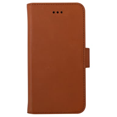 La Vie iPhone X læderetui med pung (amber brown)