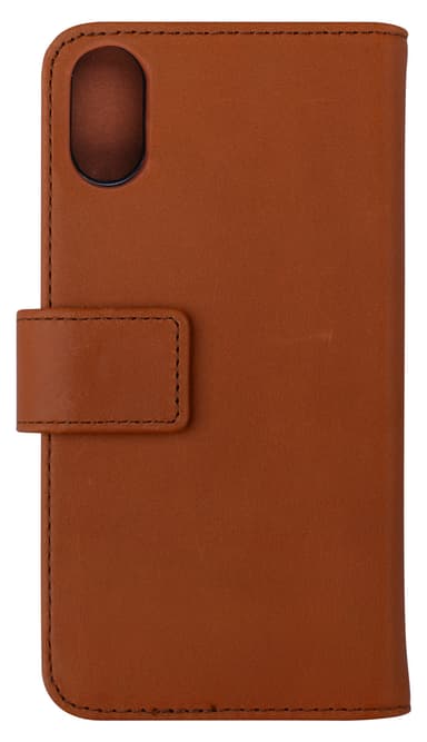 La Vie iPhone X læderetui med pung (amber brown)