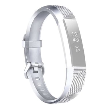 Rem til Fitbit Alta / Alta HR, sølvfarvet
