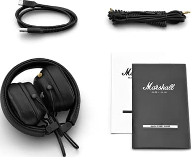 Marshall Major IV trådløse on-ear høretelefoner (sort)