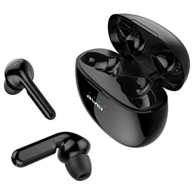 AWEI T15 Sorte Bluetooth Høretelefoner med ladebox