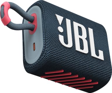 JBL GO 3 bærbar trådløs højttaler (blå koral)