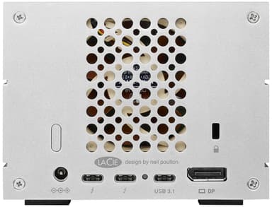LaCie 2big Dock 12TB Thunderbolt 3 RAID lagring