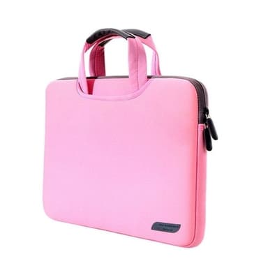 Laptopsleeve med Håndtag 15,4 - Lyserød