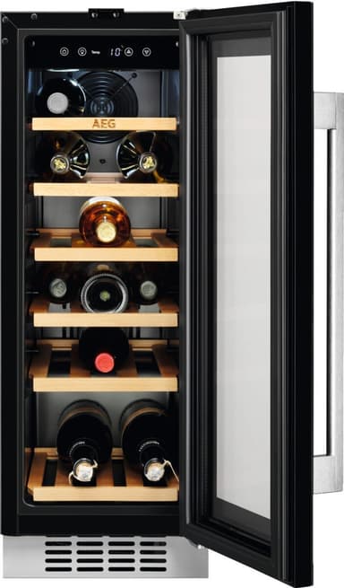 AEG indbygget vinkøleskab SWB63001DG (sort)