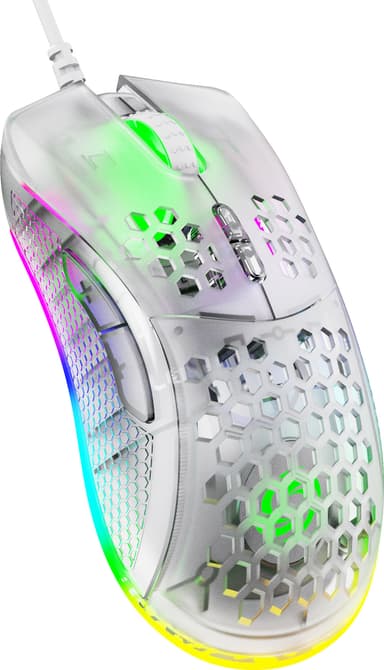 NOS M-600 V2 gaming mus (transparent)