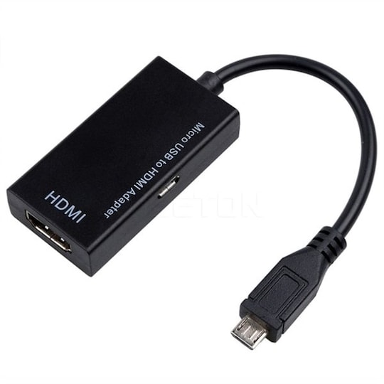 Pigment Suri Arkæologi Micro-USB til HDMI Adapter MHL HDTV Samsung / Sony / Huawei | Elgiganten