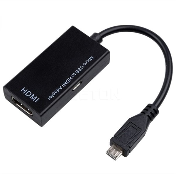 vandtæt Datum skrubbe Micro-USB til HDMI Adapter MHL HDTV Samsung / Sony / Huawei | Elgiganten