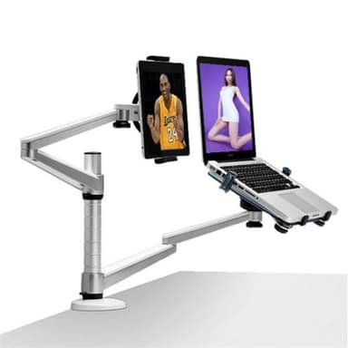 Dobbelt stativ for tablet og computer