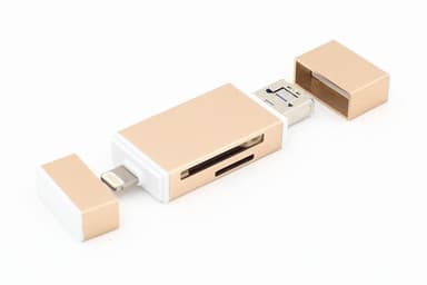 Adapter til hukommelseskort til iPhone, iPad, Android - pink