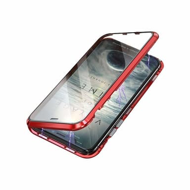 Samsung Galaxy S10 cover med skærmbeskytter Rød